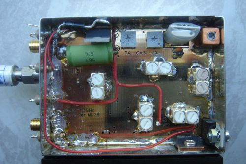 Finished transverter - Top view