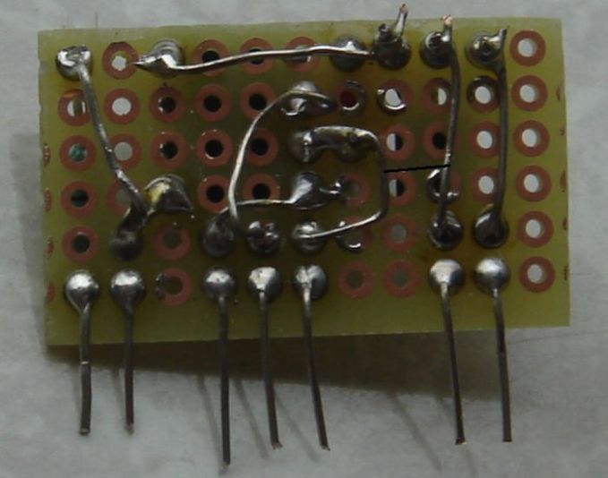 Replacement board, rear side