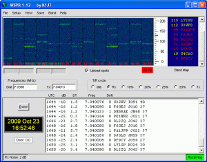 WSPR receiving